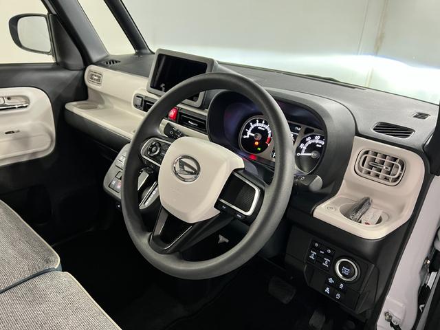 ムーヴキャンバスストライプスＧ　走行３０９８キロ／ＬＥＤヘッドランプ／マット１年保証距離無制限　走行距離３０９８キロ　純正マット　サイドエアバッグ　ＬＥＤヘッドランプ　アイドリングストップ　シートヒーター　両側電動スライドドア　オート格納式ドアミラー　電動パーキングブレーキ（埼玉県）の中古車