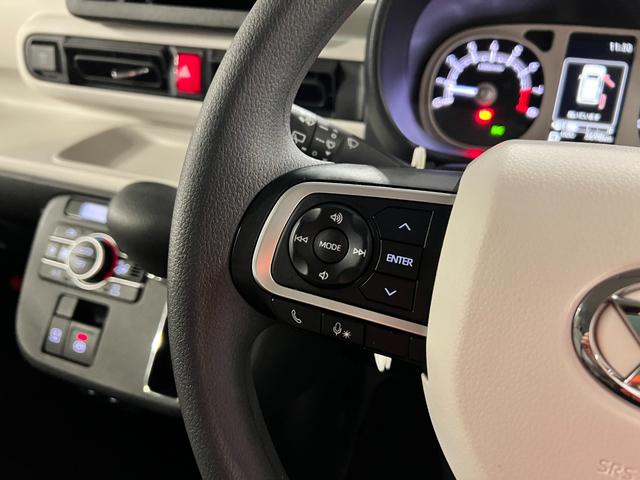 ムーヴキャンバスストライプスＧ　走行３０９８キロ／ＬＥＤヘッドランプ／マット１年保証距離無制限　走行距離３０９８キロ　純正マット　サイドエアバッグ　ＬＥＤヘッドランプ　アイドリングストップ　シートヒーター　両側電動スライドドア　オート格納式ドアミラー　電動パーキングブレーキ（埼玉県）の中古車