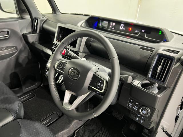 タントカスタムＲＳリミテッド　走行１９キロ／社用車／ＥＴＣ１年保証・走行距離無制限　サイドエアバック　クリアランスソナー　オートマチックハイビーム　オートライト　ＬＥＤヘッドライト　ベンチシート　シートヒーター　両側電動スライドドア（埼玉県）の中古車
