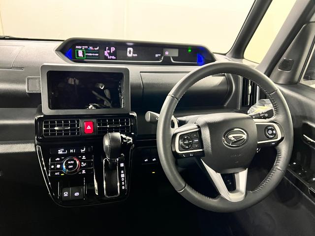 タント 中古車 カスタムＲＳリミテッド　走行６３４８キロ／社用車／純正マット１年保証・走行距離無制限　サイドエアバック　クリアランスソナー　オートマチックハイビーム　オートライト　ＬＥＤヘッドライト　ベンチシート　シートヒーター　両側電動スライドドア