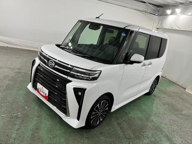タントカスタムRSリミテッド 走行6348キロ/社用車/純正マット1年保証・走行距離無制限 サイドエアバック クリアランスソナー オートマチックハイビーム オートライト LEDヘッドライト ベンチシート シートヒーター 両側電動スライドドア(埼玉県)の中古車