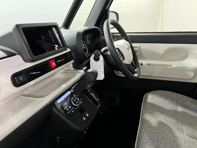 ムーヴキャンバスストライプスＧ　走行６３９５キロ／社用車／クリアランスソナー１年保証・走行距離無制限　サイドエアバック　クリアランスソナー　オートマチックハイビーム　オートライト　ＬＥＤヘッドライト　ベンチシート　シートヒーター　両側電動スライドドア（埼玉県）の中古車