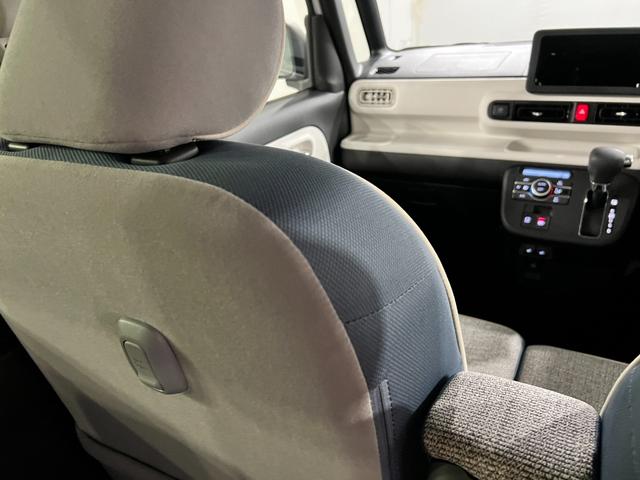 ムーヴキャンバスストライプスＧ　走行６３９５キロ／社用車／クリアランスソナー１年保証・走行距離無制限　サイドエアバック　クリアランスソナー　オートマチックハイビーム　オートライト　ＬＥＤヘッドライト　ベンチシート　シートヒーター　両側電動スライドドア（埼玉県）の中古車