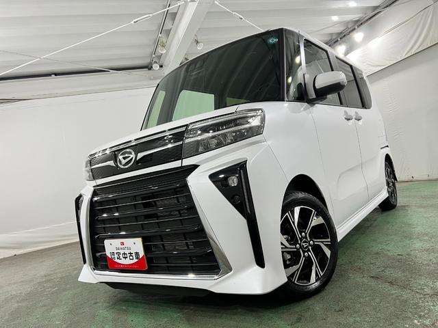 タントカスタムＸリミテッド　走行３３２１キロ／社用車／ＥＴＣ１年保証・走行距離無制限　サイドエアバック　クリアランスソナー　オートマチックハイビーム　オートライト　ＬＥＤヘッドライト　ベンチシート　シートヒーター　両側電動スライドドア（埼玉県）の中古車