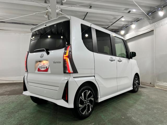 タントカスタムＸリミテッド　走行３３２１キロ／社用車／ＥＴＣ１年保証・走行距離無制限　サイドエアバック　クリアランスソナー　オートマチックハイビーム　オートライト　ＬＥＤヘッドライト　ベンチシート　シートヒーター　両側電動スライドドア（埼玉県）の中古車