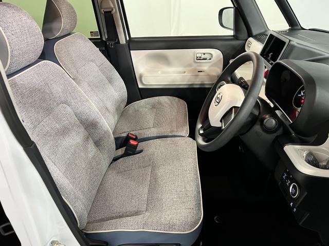 ムーヴキャンバスストライプスＧ　走行６０５キロ／社用車／クリアランスソナー１年保証・走行距離無制限　サイドエアバック　クリアランスソナー　オートマチックハイビーム　オートライト　ＬＥＤヘッドライト　ベンチシート　シートヒーター　両側電動スライドドア（埼玉県）の中古車