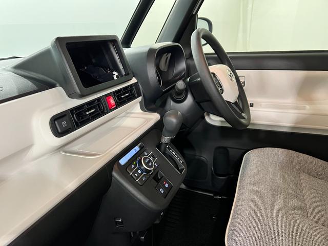 ムーヴキャンバスストライプスＧ　走行６０５キロ／社用車／クリアランスソナー１年保証・走行距離無制限　サイドエアバック　クリアランスソナー　オートマチックハイビーム　オートライト　ＬＥＤヘッドライト　ベンチシート　シートヒーター　両側電動スライドドア（埼玉県）の中古車