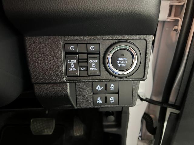 ムーヴキャンバスストライプスＧ　走行６０５キロ／社用車／クリアランスソナー１年保証・走行距離無制限　サイドエアバック　クリアランスソナー　オートマチックハイビーム　オートライト　ＬＥＤヘッドライト　ベンチシート　シートヒーター　両側電動スライドドア（埼玉県）の中古車