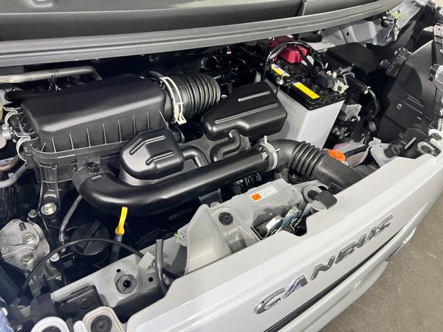 ムーヴキャンバスストライプスG 走行4374キロ/LEDヘッドランプ/マット1年保証距離無制限 走行距離4374キロ 両側電動スライドドア LEDヘッドランプ(東京都)の中古車