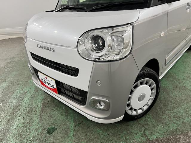 ムーヴキャンバスストライプスG 走行4374キロ/LEDヘッドランプ/マット1年保証距離無制限 走行距離4374キロ 両側電動スライドドア LEDヘッドランプ(東京都)の中古車