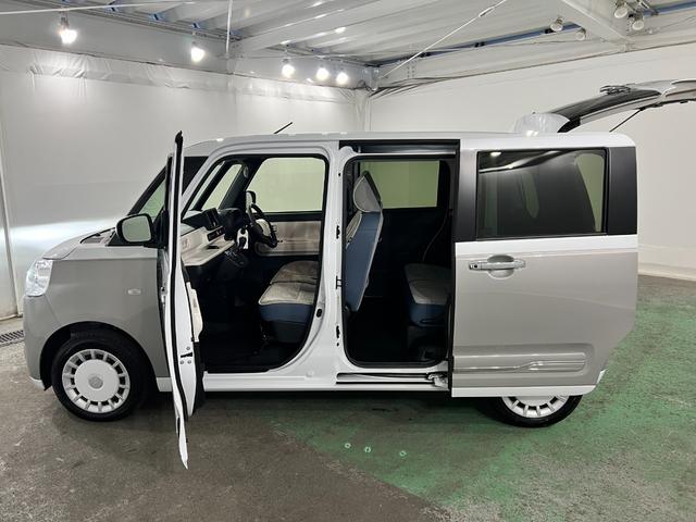 ムーヴキャンバスストライプスG 走行4374キロ/LEDヘッドランプ/マット1年保証距離無制限 走行距離4374キロ 両側電動スライドドア LEDヘッドランプ(東京都)の中古車