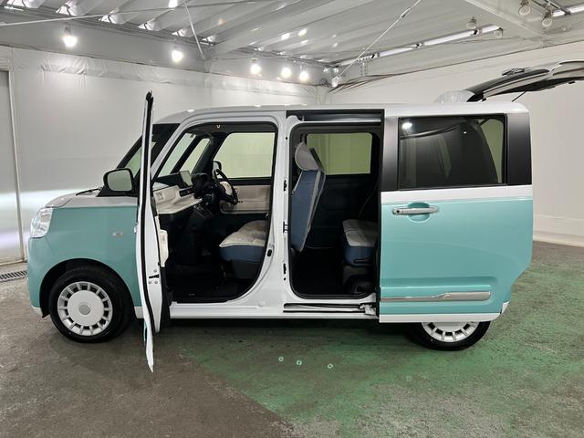 ムーヴキャンバスストライプスＧ　走行１１７５キロ／９型ＤＡ／ワイヤレス充電１年保証距離無制限　走行距離１１７５キロ　純正ディスプレイオーディオ　バックカメラ　純正マット　サイドエアバッグ　ＬＥＤヘッドランプ　アイドリングストップ　シートヒーター　両側電動スライドドア（埼玉県）の中古車