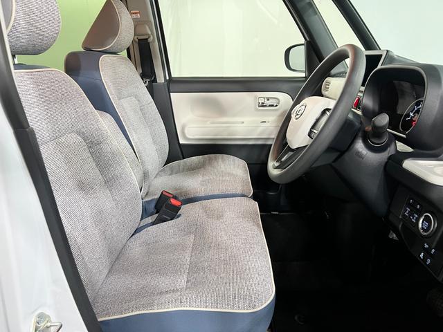 ムーヴキャンバスストライプスG 走行1801キロ/クリアランスソナー/社用車1年保証・走行距離無制限 サイドエアバック クリアランスソナー オートマチックハイビーム オートライト LEDヘッドライト ベンチシート シートヒーター 両側電動スライドドア(埼玉県)の中古車