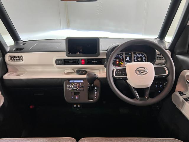 ムーヴキャンバスストライプスG 走行1801キロ/クリアランスソナー/社用車1年保証・走行距離無制限 サイドエアバック クリアランスソナー オートマチックハイビーム オートライト LEDヘッドライト ベンチシート シートヒーター 両側電動スライドドア(埼玉県)の中古車