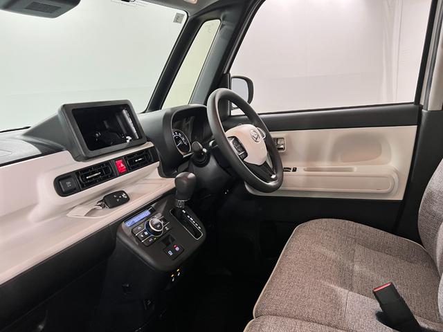 ムーヴキャンバスストライプスG 走行1801キロ/クリアランスソナー/社用車1年保証・走行距離無制限 サイドエアバック クリアランスソナー オートマチックハイビーム オートライト LEDヘッドライト ベンチシート シートヒーター 両側電動スライドドア(埼玉県)の中古車