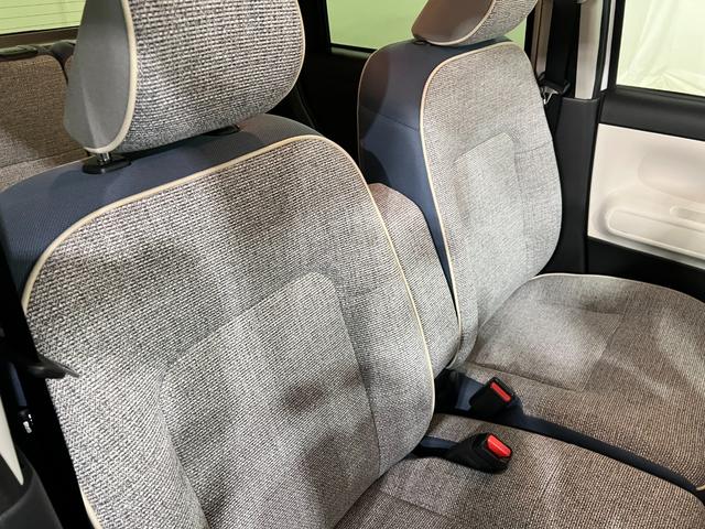 ムーヴキャンバスストライプスG 走行1801キロ/クリアランスソナー/社用車1年保証・走行距離無制限 サイドエアバック クリアランスソナー オートマチックハイビーム オートライト LEDヘッドライト ベンチシート シートヒーター 両側電動スライドドア(埼玉県)の中古車
