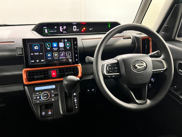 タント 中古車 ファンクロス　走行３０７キロ／ディスプレイＯＤ／バックカメラ１年保証・走行距離無制限　サイドエアバック　クリアランスソナー　　オートライト　ＬＥＤヘッドライト　ベンチシート　シートヒーター　両側電動スライドドア