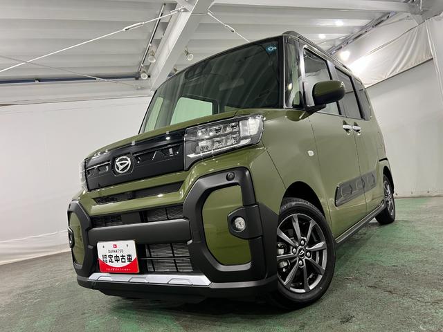 タントファンクロスリミテッド　走行１４４キロ／試乗車一年保証・走行距離無制限　ディスプレイオーディオ　Ｂｌｕｅｔｏｏｔｈ　バックカメラ　クリアランスソナー　オートライト　ＬＥＤヘッドライト　シートヒーター　両側電動スライドドア（埼玉県）の中古車