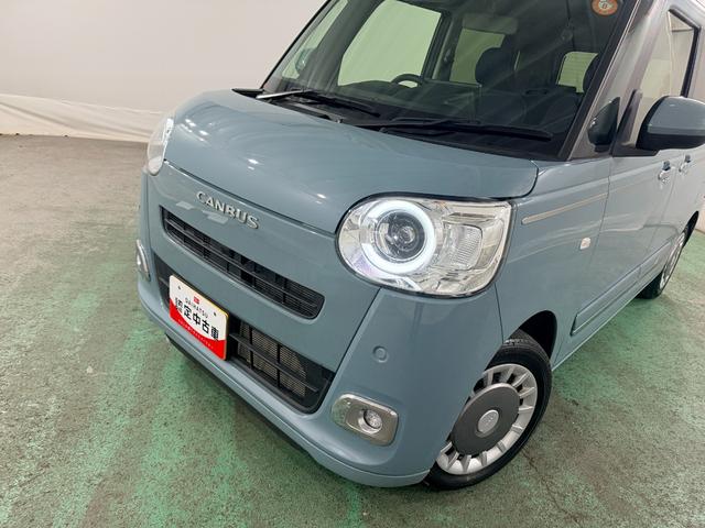 ムーヴキャンバスセオリーＧターボ　雹害／走行２２９９０キロ／ディスプレイＤＡ１年保証距離無制限　走行距離２２９９０キロ　ディスプレイオーディオ　バックカメラ　純正マット　サイドエアバッグ　ＬＥＤヘッドランプ　アイドリングストップ　シートヒーター　両側電動スライドドア（埼玉県）の中古車