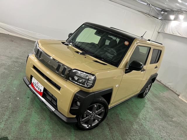タフトGターボ ダーククロムベンチャー 走行8956キロ/マット1年保証距離無制限 走行距離8956キロ 純正マット サイドエアバッグ LEDヘッドランプ アイドリングストップ シートヒーター オート格納式ドアミラー 電動パーキングブレーキ(埼玉県)の中古車
