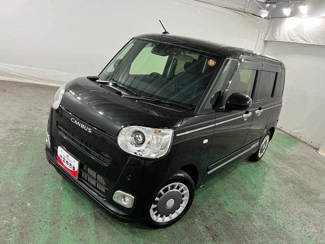 ムーヴキャンバスセオリーGターボ 車検整備付/走行20090キロ/純正ナビ1年保証距離無制限 走行距離20090キロ 純正フルセグナビ バックカメラ ドラレコ 純正マット サイドエアバッグ LEDヘッドランプ アイドリングストップ シートヒーター 両側電動スライドドア(埼玉県)の中古車
