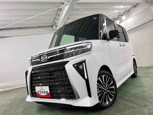 タントカスタムRSリミテッド 走行501キロ/ナビ/全周囲カメラ一年保証・走行距離無制限 試乗車アップ フルセグナビ Bluetooth 全周囲カメラ ETC クリアランスソナー オートライト LEDヘッドライト ベンチシート シートヒーター 両側電動スライドドア(埼玉県)の中古車