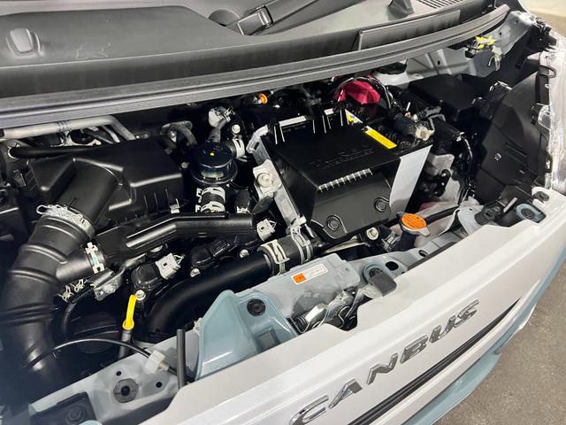 ムーヴキャンバスストライプスＧターボ　走行３５８４２キロ／ディスプレイＯＤ１年保証・走行距離無制限　ディスプレイオーディオ　バックカメラ　サイドエアバック　ドラレコ　クリアランスソナー　　オートライト　ＬＥＤヘッドライト　シートヒーター　両側電動スライドドア（埼玉県）の中古車
