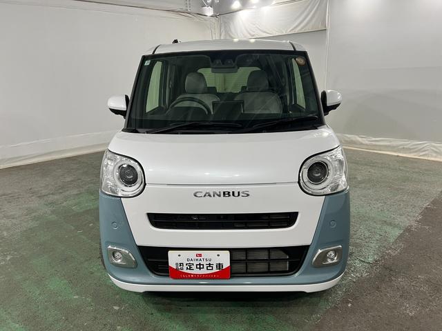 ムーヴキャンバスストライプスＧターボ　走行３５８４２キロ／ディスプレイＯＤ１年保証・走行距離無制限　ディスプレイオーディオ　バックカメラ　サイドエアバック　ドラレコ　クリアランスソナー　　オートライト　ＬＥＤヘッドライト　シートヒーター　両側電動スライドドア（埼玉県）の中古車