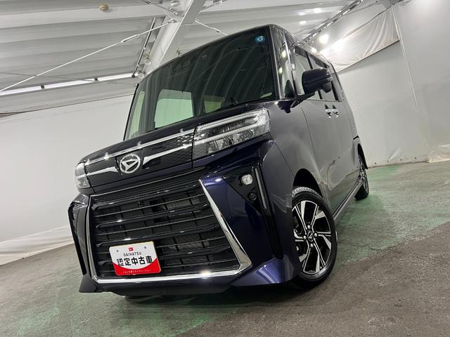 タントカスタムX 走行2307キロ/4WD/ナビ/全周囲カメラ一年保証・走行距離無制限 フルセグナビ Bluetooth 全周囲カメラ ドラレコ ETC クリアランスソナー オートライト LEDヘッドライト シートヒーター 両側電動スライドドア(埼玉県)の中古車