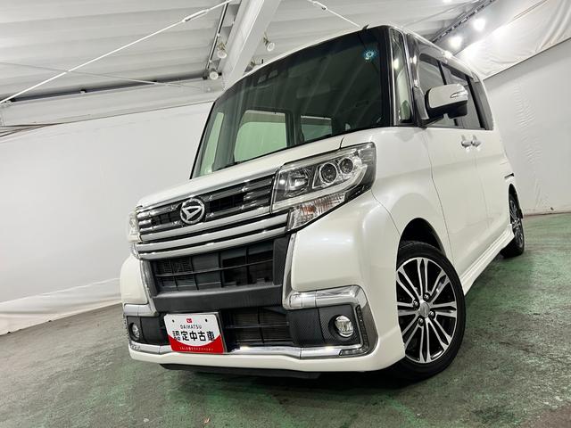 タントカスタムＲＳ　トップエディションＳＡIII　８型ナビ／マット１年保証距離無制限　走行距離８７３７９キロ　フルセグナビ　バックカメラ　ブルートゥース　助手席エアバック　ＬＥＤヘッドランプ　アイドリングストップ　シートヒーター　両側電動スライドドア（埼玉県）の中古車