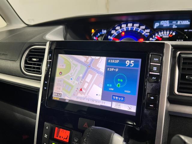タントカスタムＲＳ　トップエディションＳＡIII　８型ナビ／マット１年保証距離無制限　走行距離８７３７９キロ　フルセグナビ　バックカメラ　ブルートゥース　助手席エアバック　ＬＥＤヘッドランプ　アイドリングストップ　シートヒーター　両側電動スライドドア（埼玉県）の中古車