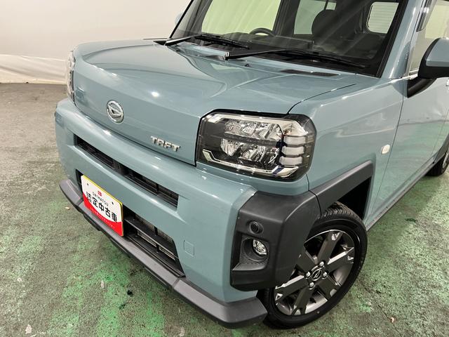 タフトGターボ 走行13734キロ/純正9インチナビ/ドラレコ1年保証距離無制限 走行距離13734キロ 純正フルセグナビ バックカメラ ドラレコ 純正マット サイドエアバッグ LEDヘッドランプ アイドリングストップ シートヒーター オート格納式ドアミラー(埼玉県)の中古車