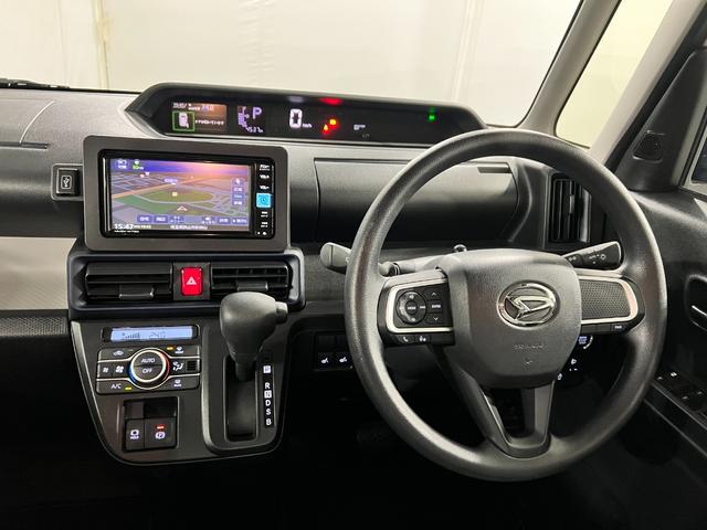 タント 中古車 Ｘ　走行４５３７キロ／純正フルセグナビ／バックカメラ１年保証距離無制限　走行距離４５３７キロ　純正フルセグナビ　バックカメラ　純正マット　サイドエアバッグ　ＬＥＤヘッドランプ　アイドリングストップ　シートヒーター　両側電動スライドドア