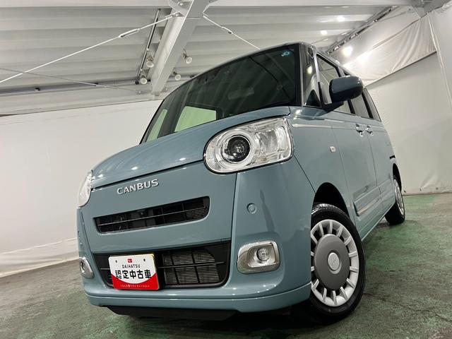ムーヴキャンバスセオリーGターボ 走行12701キロ/純正9型DA/ドラレコ1年保証距離無制限 走行距離12701キロ 純正ディスプレイオーディオ パノラマモニター ドラレコ 純正マット サイドエアバッグ LEDヘッドランプ アイドリングストップ シートヒーター(埼玉県)の中古車