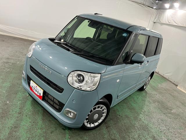 ムーヴキャンバスセオリーGターボ 走行12701キロ/純正9型DA/ドラレコ1年保証距離無制限 走行距離12701キロ 純正ディスプレイオーディオ パノラマモニター ドラレコ 純正マット サイドエアバッグ LEDヘッドランプ アイドリングストップ シートヒーター(埼玉県)の中古車