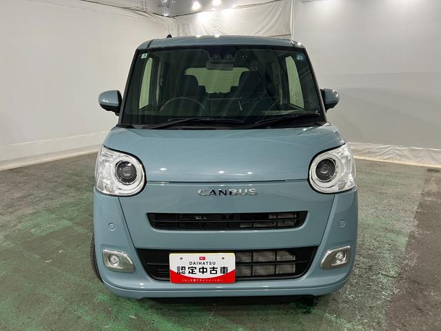 ムーヴキャンバスセオリーGターボ 走行12701キロ/純正9型DA/ドラレコ1年保証距離無制限 走行距離12701キロ 純正ディスプレイオーディオ パノラマモニター ドラレコ 純正マット サイドエアバッグ LEDヘッドランプ アイドリングストップ シートヒーター(埼玉県)の中古車