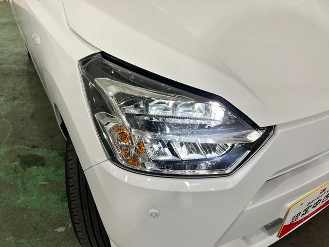 ミライースＸ　ＳＡIII　走行５８９７キロ／ＬＥＤヘッドランプ／マット１年保証距離無制限　走行距離５８９７キロ　純正マット　助手席エアバッグ　クリアランスソナー　オートライト　ＬＥＤヘッドランプ　アイドリングストップ　キーレスエントリー　スマートアシスト３（埼玉県）の中古車
