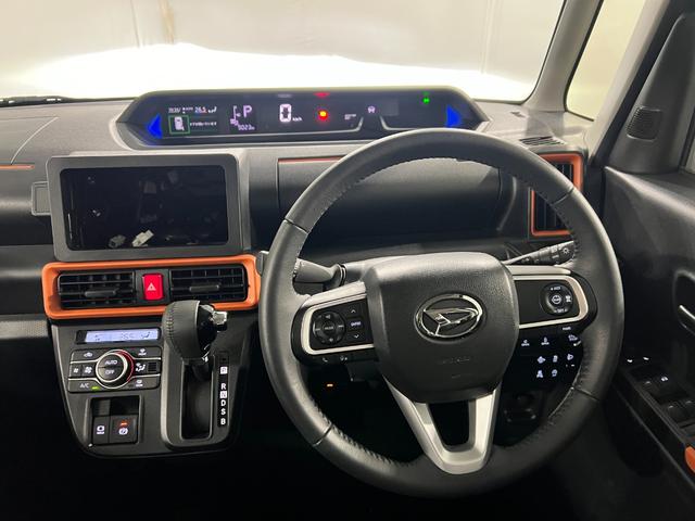 タント 中古車 ファンクロスターボリミテッド　走行９０２３キロ／シートヒータ１年保証距離無制限　走行距離９０２３キロ　純正マット　サイドエアバッグ　ＬＥＤヘッドランプ　アイドリングストップ　シートヒーター　両側電動スライドドア　オート格納式ドアミラー　電動パーキングブレーキ