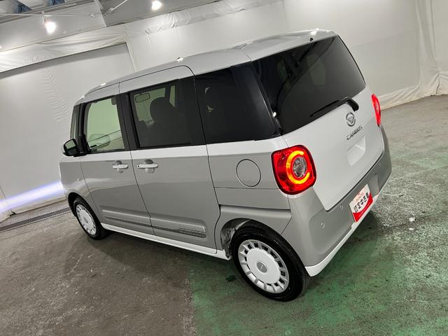 ムーヴキャンバスストライプスＧターボ　走行２５４０８キロ／ＬＥＤヘッドランプ１年保証距離無制限　走行距離２５４０８キロ　純正マット　サイドエアバッグ　ＬＥＤヘッドランプ　アイドリングストップ　シートヒーター　両側電動スライドドア　オート格納式ドアミラー　電動パーキングブレーキ（埼玉県）の中古車