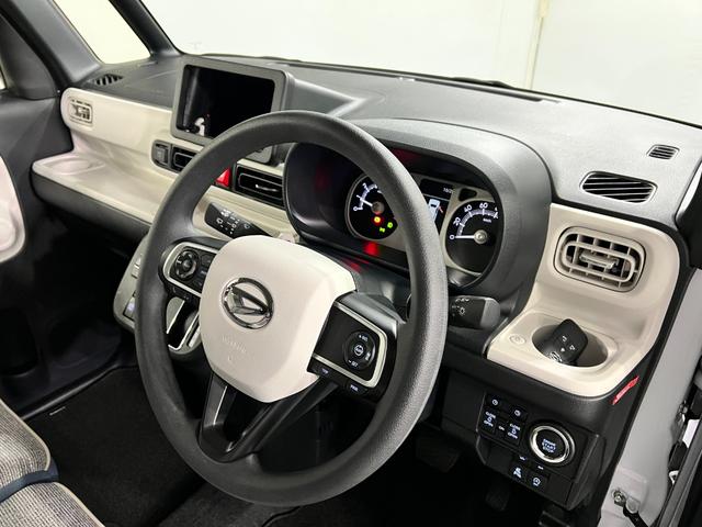 ムーヴキャンバスストライプスＧターボ　走行２５４０８キロ／ＬＥＤヘッドランプ１年保証距離無制限　走行距離２５４０８キロ　純正マット　サイドエアバッグ　ＬＥＤヘッドランプ　アイドリングストップ　シートヒーター　両側電動スライドドア　オート格納式ドアミラー　電動パーキングブレーキ（埼玉県）の中古車