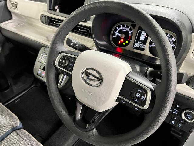 ムーヴキャンバスストライプスＧターボ　走行２５４０８キロ／ＬＥＤヘッドランプ１年保証距離無制限　走行距離２５４０８キロ　純正マット　サイドエアバッグ　ＬＥＤヘッドランプ　アイドリングストップ　シートヒーター　両側電動スライドドア　オート格納式ドアミラー　電動パーキングブレーキ（埼玉県）の中古車