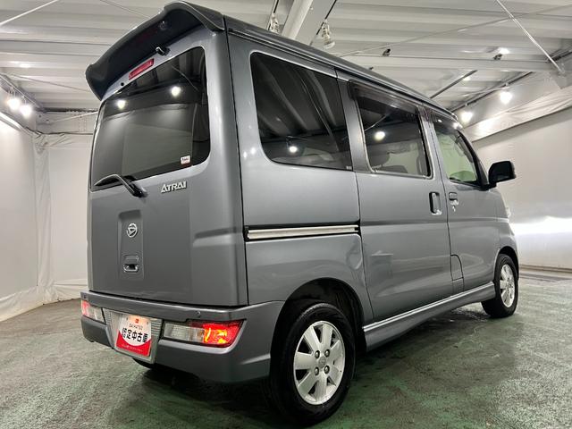 アトレーワゴンカスタムターボRSリミテッド SAIII 雹害/4WD/ナビ1年保証距離無制限 走行距離33427キロ フルセグナビ バックカメラ ドラレコ 純正マット LEDヘッドランプ アイドリングストップ 片側電動スライドドア(埼玉県)の中古車