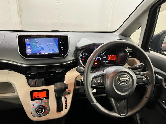 ムーヴ 中古車 ＸリミテッドＩＩ　ＳＡＩＩＩ　走行１４７９３キロ／ナビ１年保証距離無制限　走行距離１４７９３キロ　フルセグナビ　バックカメラ　ドラレコ　純正マット　ＬＥＤヘッドランプ　アイドリングストップ　シートヒーター
