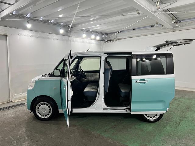 ムーヴキャンバスストライプスX 走行27987キロ/ナビ/バックカメラ一年保証・走行距離無制限 フルセグナビ Bluetooth バックカメラ ドラレコ ETC クリアランスソナー LEDヘッドライト 両側電動スライドドア(埼玉県)の中古車