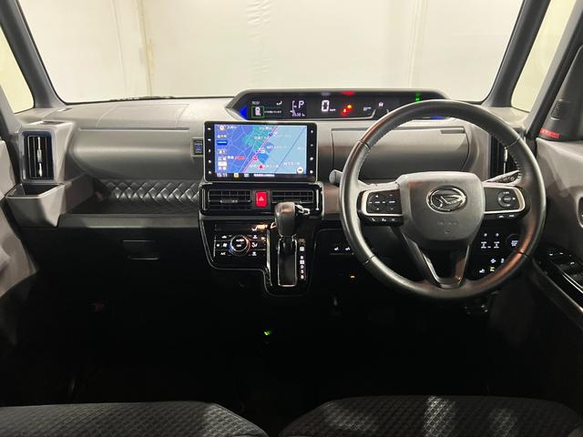 タントカスタムRSセレクション 雹害/走行26381キロ/9型ナビ1年保証距離無制限 走行距離26381キロ 純正フルセグナビ パノラマモニター ドラレコ 純正マット サイドエアバッグ LEDヘッドランプ アイドリングストップ シートヒーター 両側電動スライドドア(埼玉県)の中古車