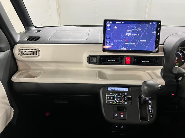 ムーヴキャンバスストライプスＧターボ　車検整備付／走行１２０５９キロ１年保証距離無制限　走行距離１２０５９キロ　純正フルセグナビ　バックカメラ　ドラレコ　純正マット　サイドエアバッグ　ＬＥＤヘッドランプ　アイドリングストップ　シートヒーター　両側電動スライドドア（埼玉県）の中古車