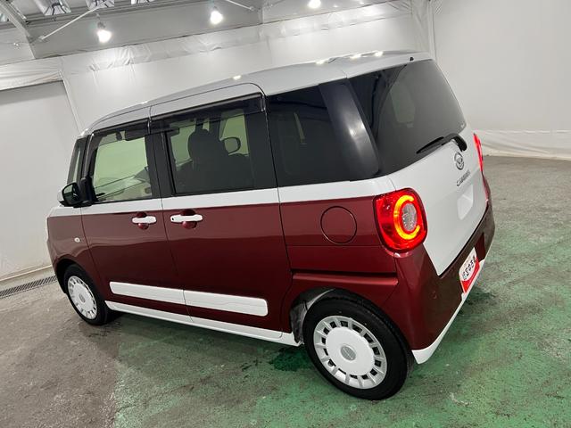 ムーヴキャンバスストライプスＧターボ　車検整備付／走行１２０５９キロ１年保証距離無制限　走行距離１２０５９キロ　純正フルセグナビ　バックカメラ　ドラレコ　純正マット　サイドエアバッグ　ＬＥＤヘッドランプ　アイドリングストップ　シートヒーター　両側電動スライドドア（埼玉県）の中古車