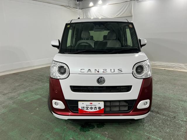 ムーヴキャンバスストライプスＧターボ　車検整備付／走行１２０５９キロ１年保証距離無制限　走行距離１２０５９キロ　純正フルセグナビ　バックカメラ　ドラレコ　純正マット　サイドエアバッグ　ＬＥＤヘッドランプ　アイドリングストップ　シートヒーター　両側電動スライドドア（埼玉県）の中古車