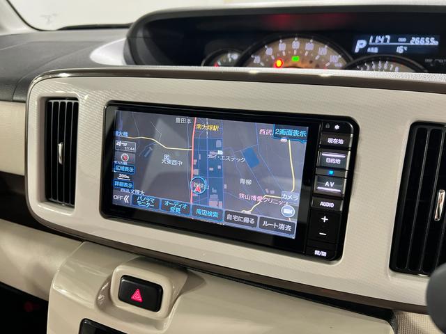 ムーヴキャンバスGメイクアップVS SAIII 走行26655キロ/純正ナビ1年保証距離無制限 走行距離26655キロ 純正フルセグナビ パノラマモニター ドラレコ 純正マット サイドエアバッグ LEDヘッドランプ アイドリングストップ シートヒーター 両側電動スライドドア(埼玉県)の中古車
