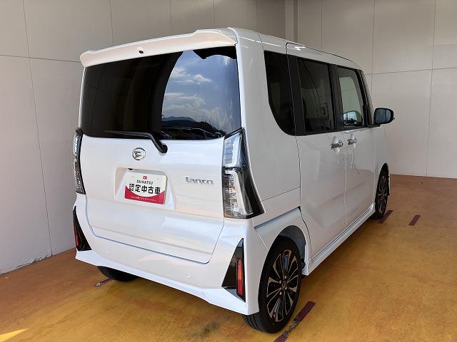 タントカスタムＲＳサポカーＳワイド適合　ミラクルオープンドア　両側オートスライドドア　電動パーキングブレーキ　ステアリングスイッチ　シートヒーター　オートエアコン　コーナーセンサー　キーフリー（神奈川県）の中古車